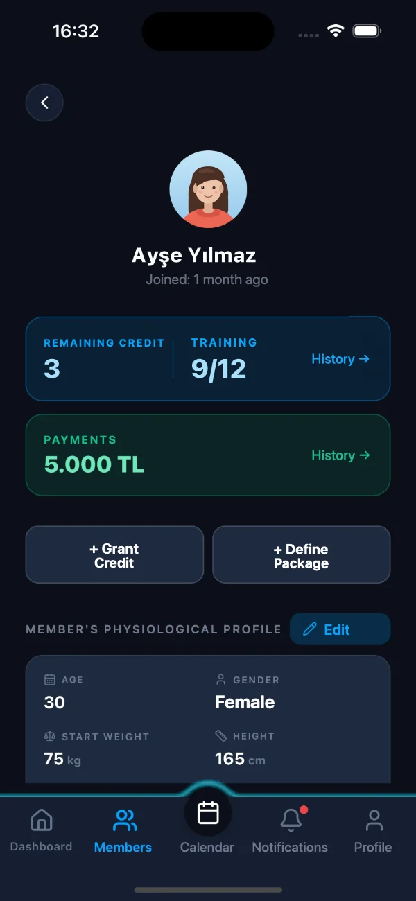 Naptar member profile